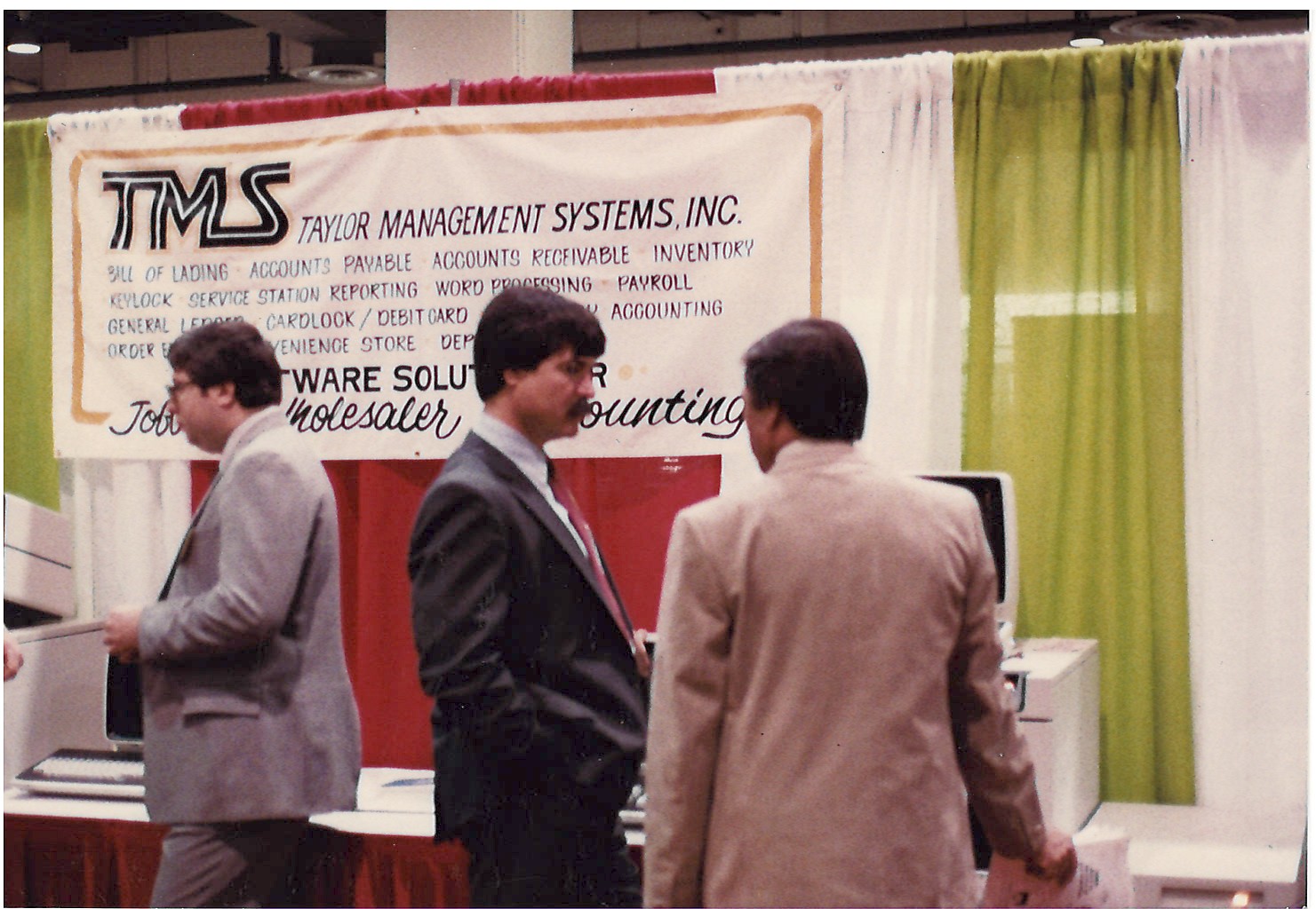 Taylor Management Systems tradeshow booth